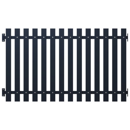 vidaXL Panel de valla acero recubrimiento polvo antracita 170,5x75 cm