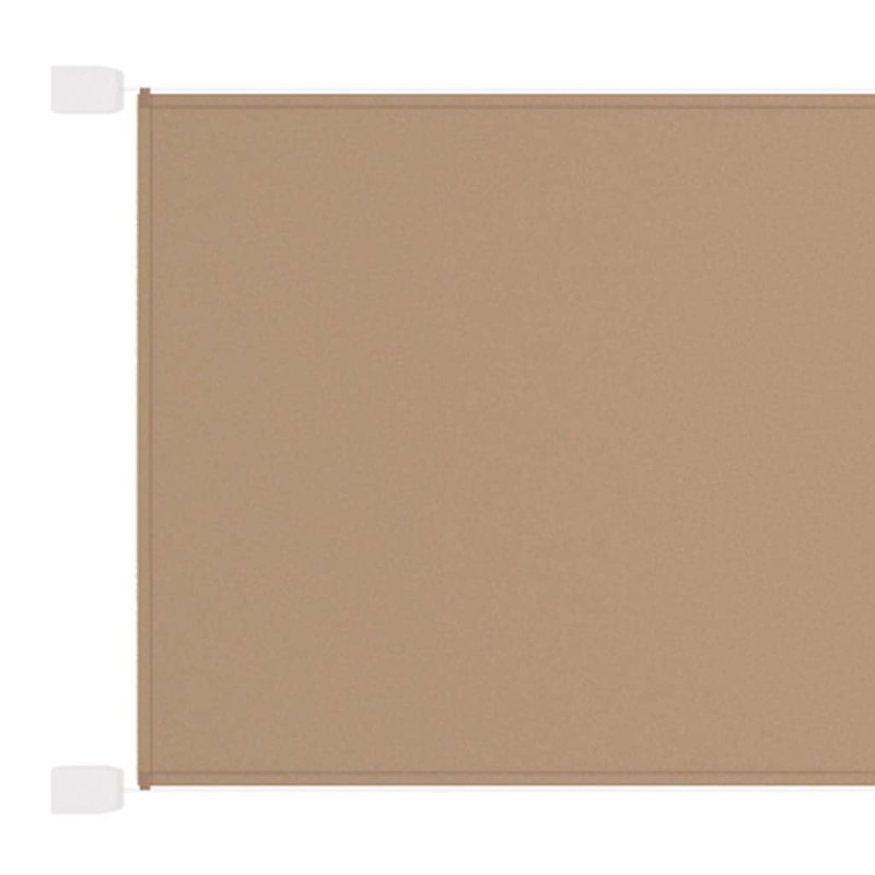 vidaXL Toldo vertical tela oxford color gris taupe 100x1000 cm vidaXL Toldo vertical tela oxford color gris taupe 100x1000 cm