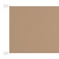 vidaXL Toldo vertical tela oxford color gris taupe 100x1000 cm vidaXL Toldo vertical tela oxford color gris taupe 100x1000 cm