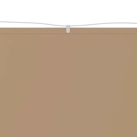 vidaXL Toldo vertical tela oxford gris taupé 200x360 cm