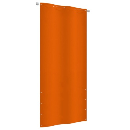 vidaXL Toldo pantalla para balcón de tela oxford naranja 100x240 cm