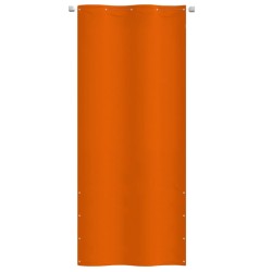vidaXL Toldo pantalla para balcón de tela oxford naranja 100x240 cm