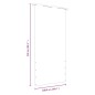 vidaXL Toldo pantalla para balcón de tela oxford naranja 100x240 cm vidaXL Toldo pantalla para balcón de tela oxford naranja 100x240 cm