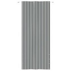 vidaXL Toldo para balcón tela oxford gris antracita blanco 120x240 cm