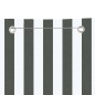 vidaXL Toldo para balcón tela oxford gris antracita blanco 120x240 cm