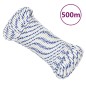 vidaXL Cuerda de barco polipropileno blanco 3 mm 500 m vidaXL Cuerda de barco polipropileno blanco 3 mm 500 m