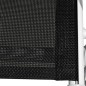 vidaXL Sillas de jardín apilables 4 unidades acero y textilene negro vidaXL Sillas de jardín apilables 4 unidades acero y textilene negro