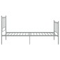 vidaXL Estructura de cama de metal gris 100x200 cm vidaXL Estructura de cama de metal gris 100x200 cm