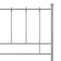 vidaXL Estructura de cama de metal gris 100x200 cm vidaXL Estructura de cama de metal gris 100x200 cm