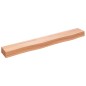 vidaXL Estante de pared madera de roble tratada marrón claro 80x10x6cm vidaXL Estante de pared madera de roble tratada marrón claro 80x10x6cm