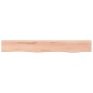 vidaXL Estante de pared madera de roble tratada marrón claro 80x10x6cm vidaXL Estante de pared madera de roble tratada marrón claro 80x10x6cm