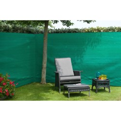 Nature Malla de ocultación de jardín PE verde 1x3 m 
