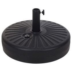 ProGarden Base de sombrilla negro 22 litros 51 cm