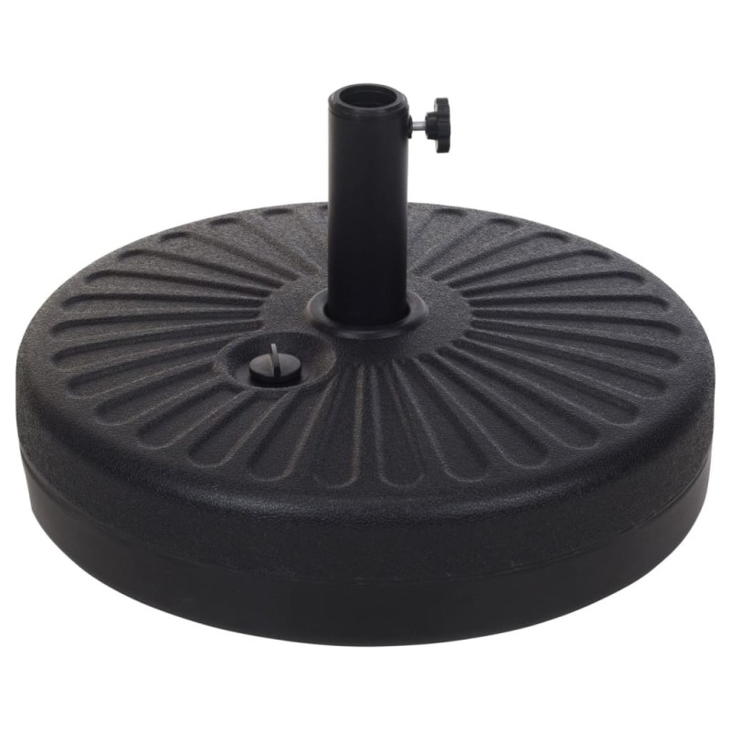 ProGarden Base de sombrilla negro 22 litros 51 cm ProGarden Base de sombrilla negro 22 litros 51 cm