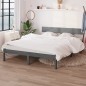vidaXL Estructura de cama madera maciza de pino doble 135x190 cm vidaXL Estructura de cama madera maciza de pino doble 135x190 cm