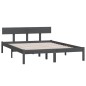 vidaXL Estructura de cama madera maciza de pino doble 135x190 cm vidaXL Estructura de cama madera maciza de pino doble 135x190 cm