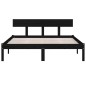 vidaXL Estructura de cama madera maciza de pino doble 135x190 cm