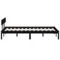 vidaXL Estructura de cama madera maciza de pino doble 135x190 cm