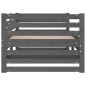 vidaXL Sofá cama extraíble madera maciza de pino gris 2x(90x190) cm vidaXL Sofá cama extraíble madera maciza de pino gris 2x(90x190) cm