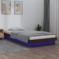 vidaXL Estructura cama individual madera maciza marrón miel 75x190 cm