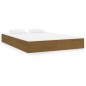 vidaXL Estructura cama madera maciza marrón miel king size 150x200 cm vidaXL Estructura cama madera maciza marrón miel king size 150x200 cm