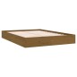 vidaXL Estructura cama madera maciza marrón miel king size 150x200 cm vidaXL Estructura cama madera maciza marrón miel king size 150x200 cm