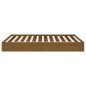 vidaXL Estructura cama madera maciza marrón miel king size 150x200 cm vidaXL Estructura cama madera maciza marrón miel king size 150x200 cm