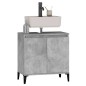 vidaXL Armario de lavabo madera contrachapada gris hormigón 58x33x60cm vidaXL Armario de lavabo madera contrachapada gris hormigón 58x33x60cm
