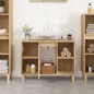 vidaXL Armario de lavabo madera contrachapada roble Sonoma 80x33x60 cm vidaXL Armario de lavabo madera contrachapada roble Sonoma 80x33x60 cm