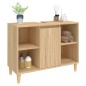 vidaXL Armario de lavabo madera contrachapada roble Sonoma 80x33x60 cm vidaXL Armario de lavabo madera contrachapada roble Sonoma 80x33x60 cm