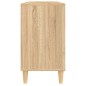 vidaXL Armario de lavabo madera contrachapada roble Sonoma 80x33x60 cm vidaXL Armario de lavabo madera contrachapada roble Sonoma 80x33x60 cm