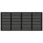 vidaXL Cabecero de cama pared madera maciza pino negro 156x3x91,5 cm vidaXL Cabecero de cama pared madera maciza pino negro 156x3x91,5 cm