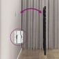 vidaXL Cabecero de cama pared madera maciza pino negro 156x3x91,5 cm vidaXL Cabecero de cama pared madera maciza pino negro 156x3x91,5 cm