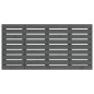 vidaXL Cabecero de cama de pared madera maciza pino gris 141x3x63 cm