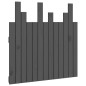 vidaXL Cabecero de cama de pared madera maciza pino gris 82,5x3x80 cm vidaXL Cabecero de cama de pared madera maciza pino gris 82,5x3x80 cm