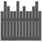 vidaXL Cabecero de cama de pared madera maciza pino gris 82,5x3x80 cm vidaXL Cabecero de cama de pared madera maciza pino gris 82,5x3x80 cm