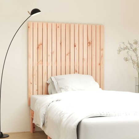 vidaXL Cabecero de cama de pared madera maciza de pino 108x3x110 cm