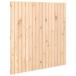 vidaXL Cabecero de cama de pared madera maciza de pino 108x3x110 cm