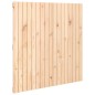 vidaXL Cabecero de cama de pared madera maciza de pino 108x3x110 cm vidaXL Cabecero de cama de pared madera maciza de pino 108x3x110 cm