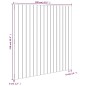vidaXL Cabecero de cama de pared madera maciza de pino 108x3x110 cm vidaXL Cabecero de cama de pared madera maciza de pino 108x3x110 cm