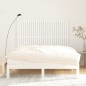 vidaXL Cabecero de cama pared madera maciza pino blanco 159,5x3x110 cm vidaXL Cabecero de cama pared madera maciza pino blanco 159,5x3x110 cm