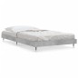 vidaXL Estructura de cama madera contrachapada gris hormigón 100x200cm