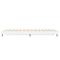 vidaXL Estructura de cama madera contrachapada blanco brillo 140x190cm