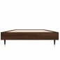 vidaXL Estructura de cama madera contrachapada roble marrón 75x190 cm vidaXL Estructura de cama madera contrachapada roble marrón 75x190 cm