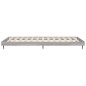 vidaXL Estructura de cama madera contrachapada gris Sonoma 100x200 cm