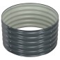 vidaXL Arriate de acero galvanizado gris 80x80x44 cm vidaXL Arriate de acero galvanizado gris 80x80x44 cm