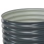 vidaXL Arriate de acero galvanizado gris 80x80x44 cm vidaXL Arriate de acero galvanizado gris 80x80x44 cm