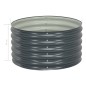 vidaXL Arriate de acero galvanizado gris 80x80x44 cm vidaXL Arriate de acero galvanizado gris 80x80x44 cm