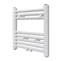 vidaXL Radiador toallero de baño recto 480x480 mm