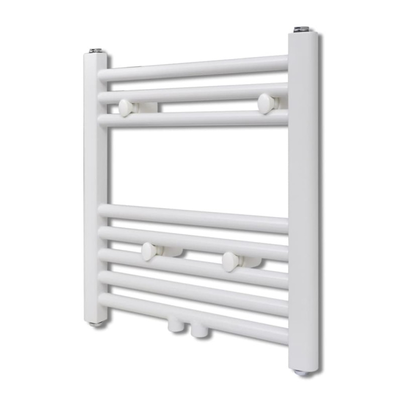vidaXL Radiador toallero de baño recto 480x480 mm